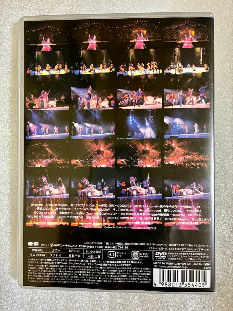 光GENJI 廃盤DVD 93 WINTER CONCERT BRAVO!