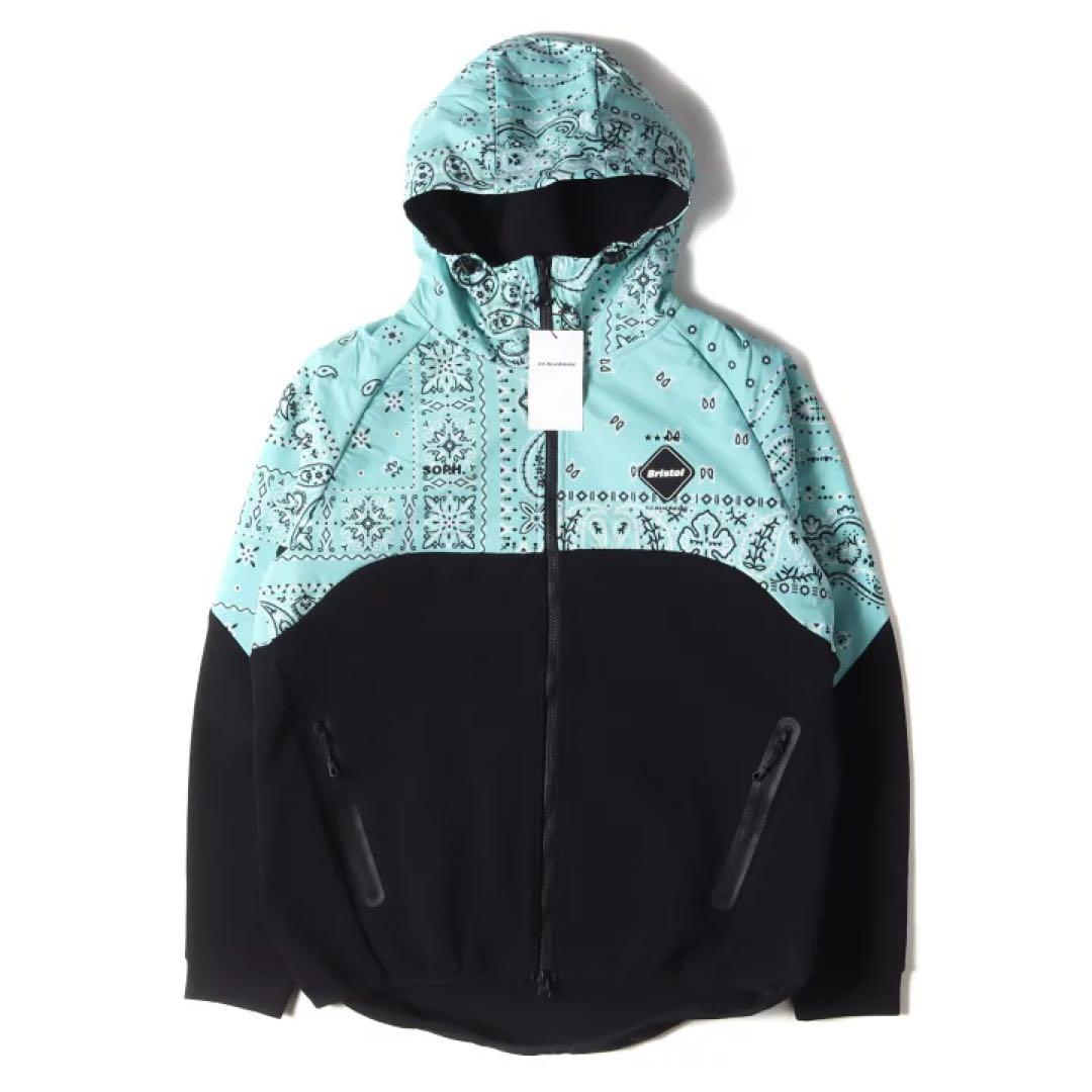 FCRB VENTILATION HOODIE ペイズリー バンダナ柄 S