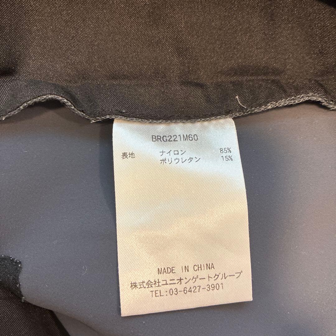 BRIEFING GOLFパンツ メンズ M ダークグレー ストレッチ ナイロン