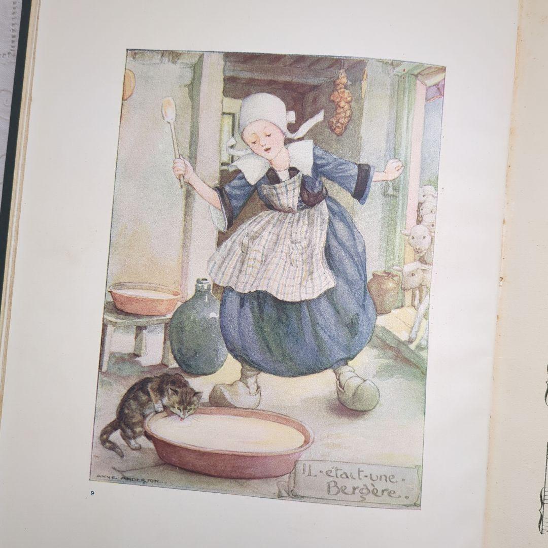 稀少1910アンティーク絵本 アンアンダーソン 洋書 児童書 ヴィクトリアン