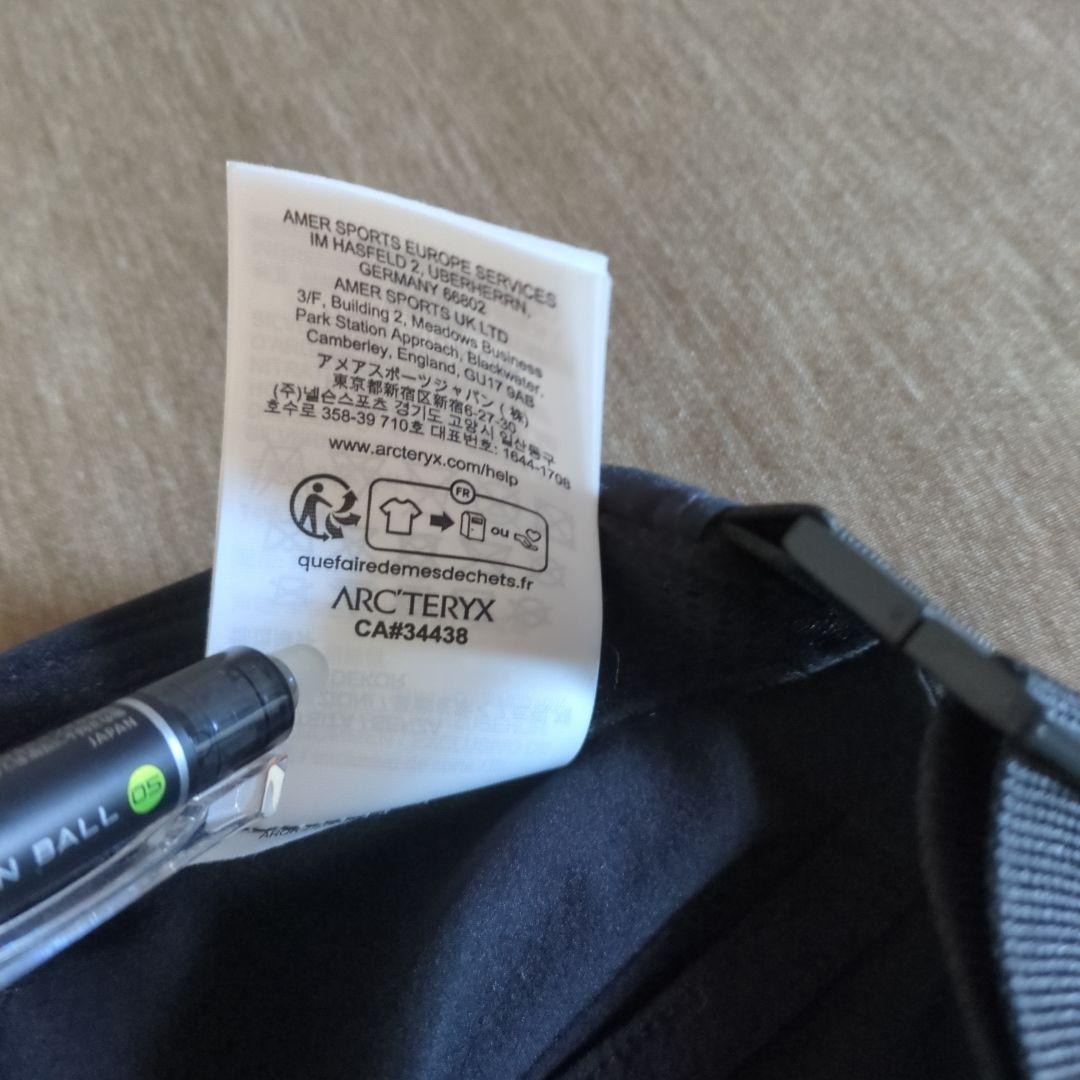 ARC'TERYX ブラック キャップ サイズL