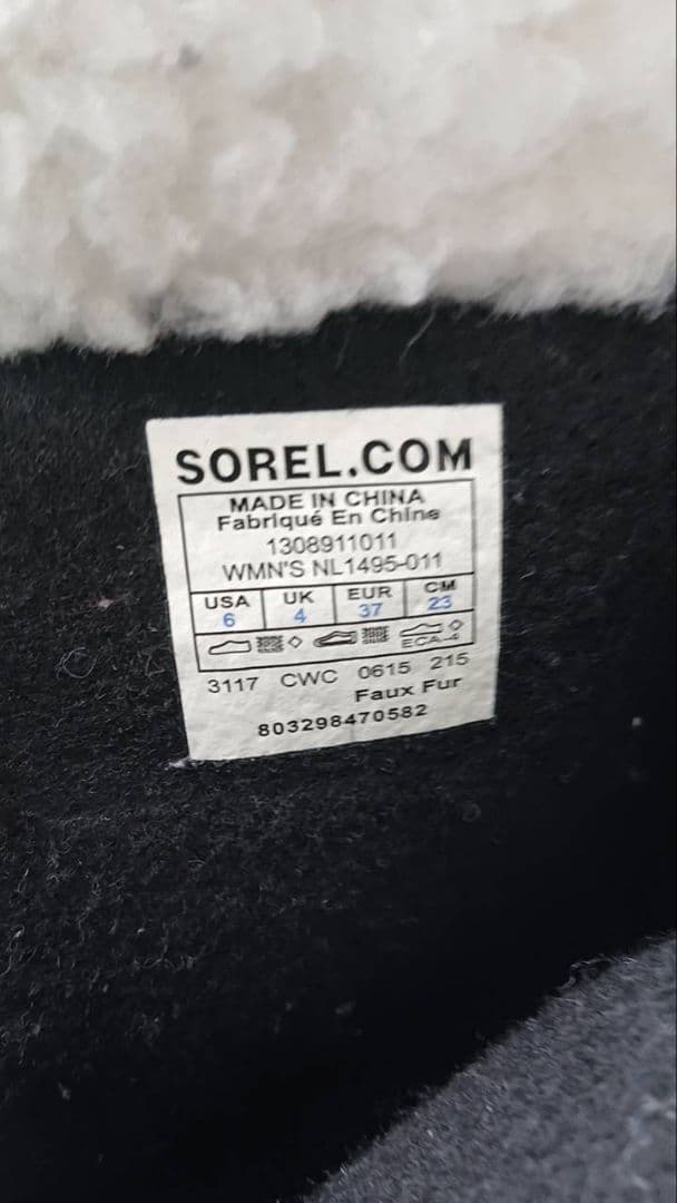 SOREL WINTER CARNIVAL ブーツ 6