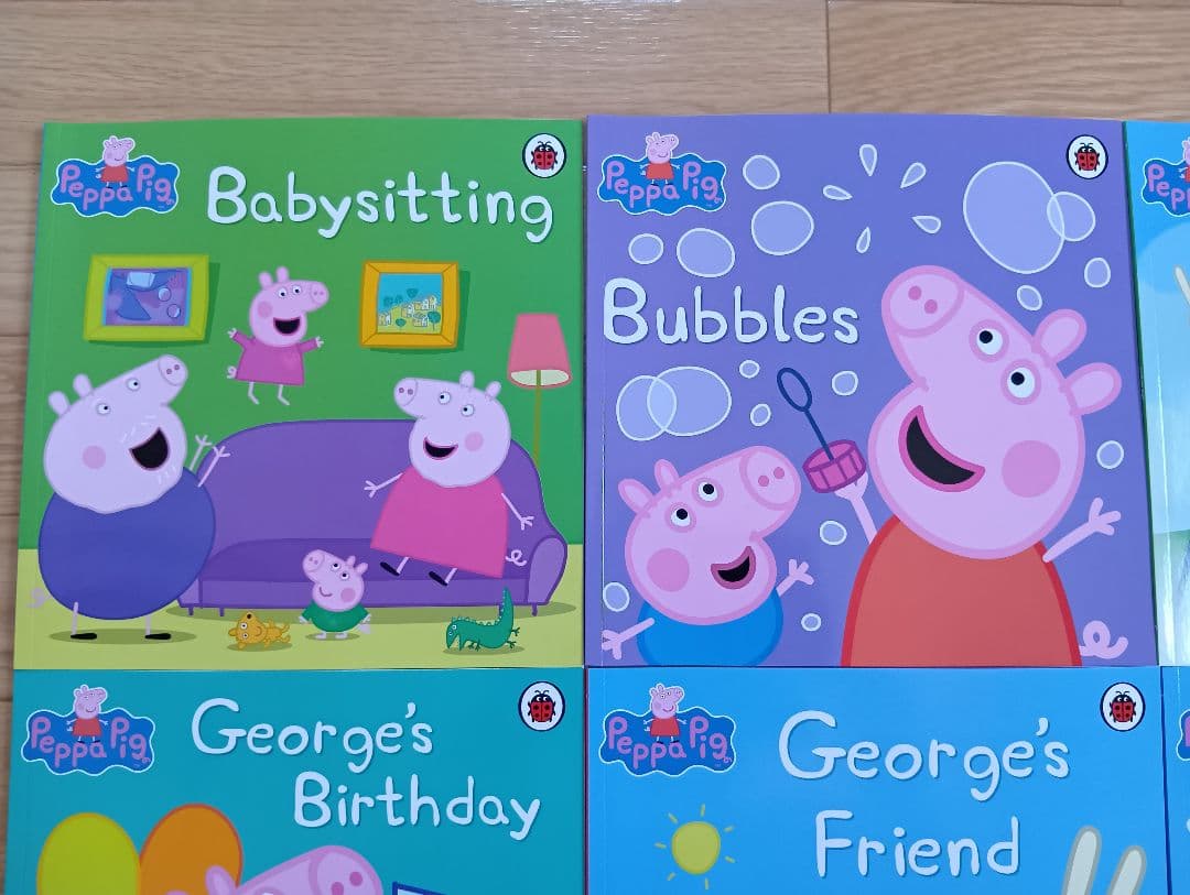 正規品 新品 Peppa Pig 10冊 大きい絵本 CD付 幼児 洋書 英語