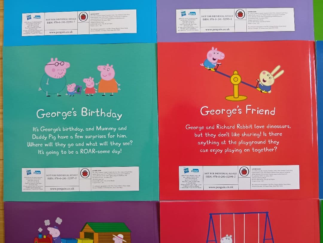 正規品 新品 Peppa Pig 10冊 大きい絵本 CD付 幼児 洋書 英語