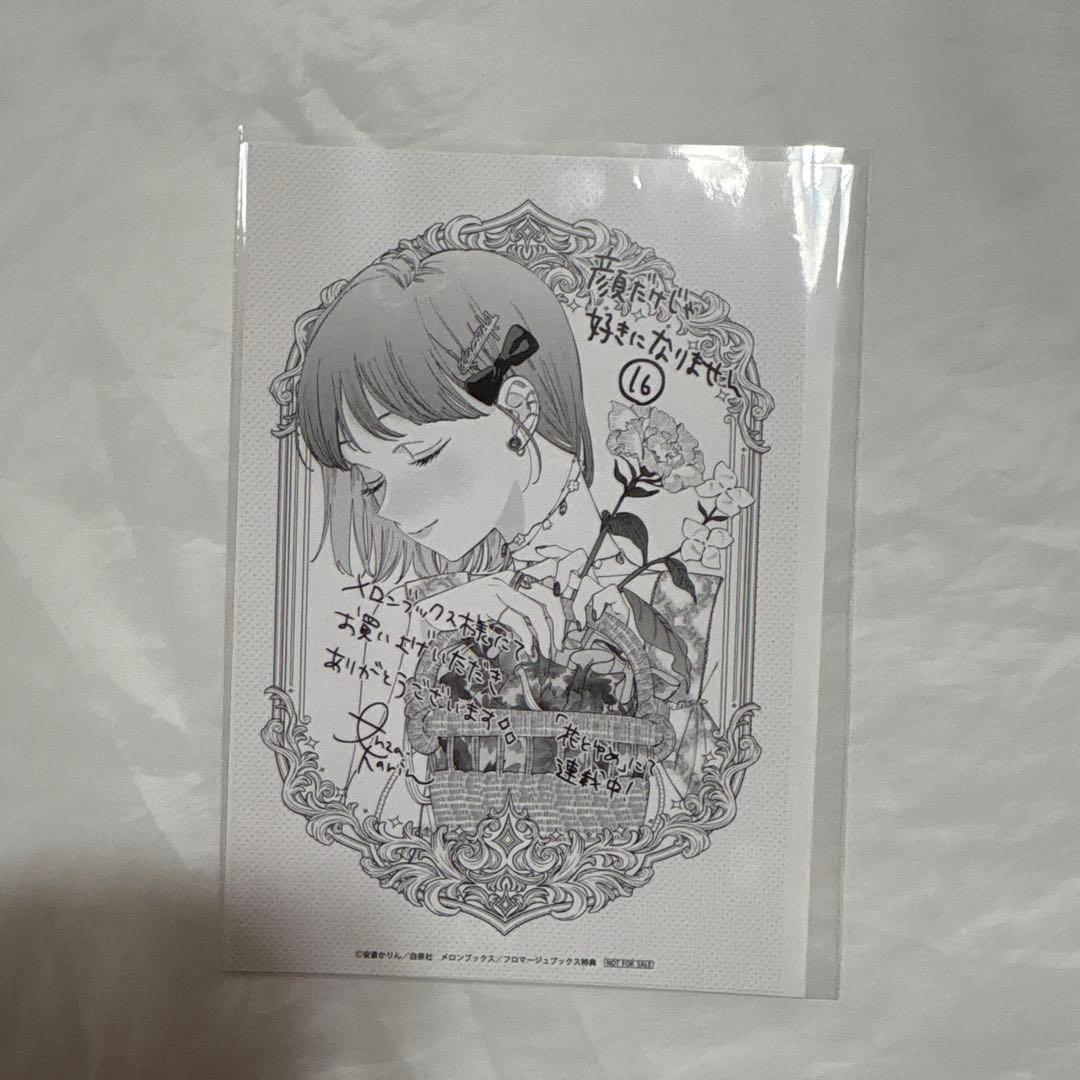 顔だけじゃ好きになりません　1〜16巻　未使用