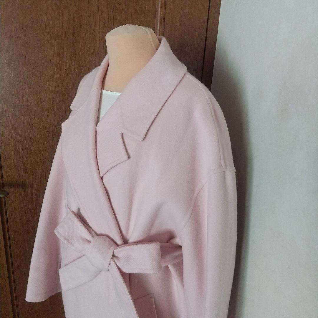 【美品】23区 マンテコ リバーコート 40 MANTECO