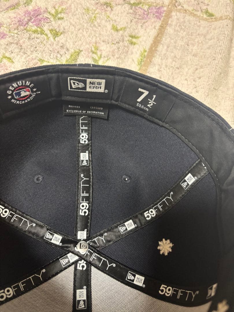 New Era 59FIFTY ネイビーキャップ 7 1/2
