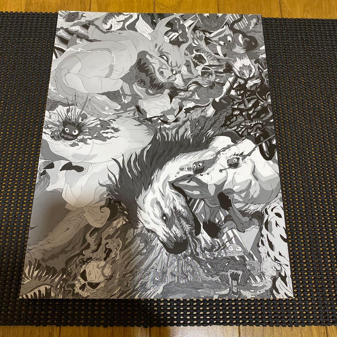 天野喜孝　天野喜孝展　想像を超えた世界 イラスト集　帯・売り上げカード付き