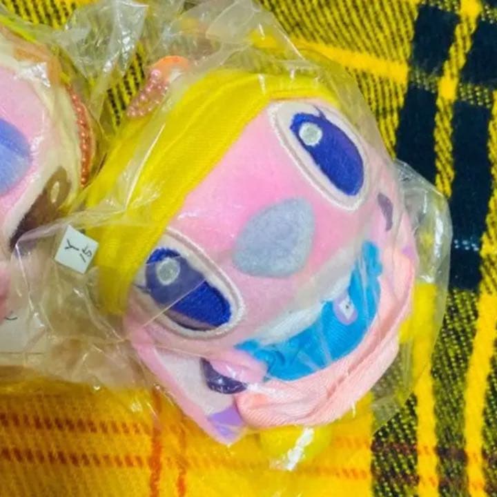 ◆28◆リロ&スティッチ　エンジェ　着ぐるみぬいぐるみマスコット6種セット　レア