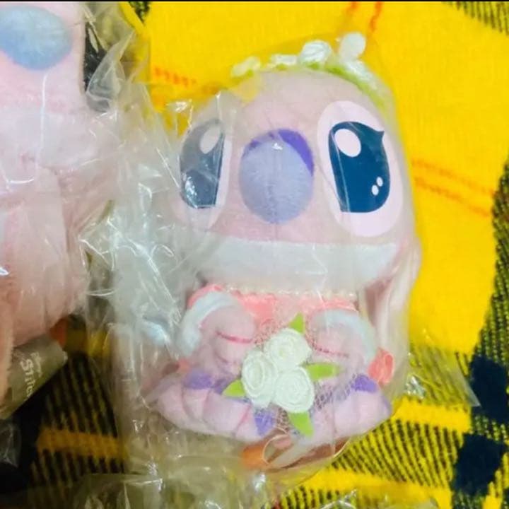 ◆28◆リロ&スティッチ　エンジェ　着ぐるみぬいぐるみマスコット6種セット　レア
