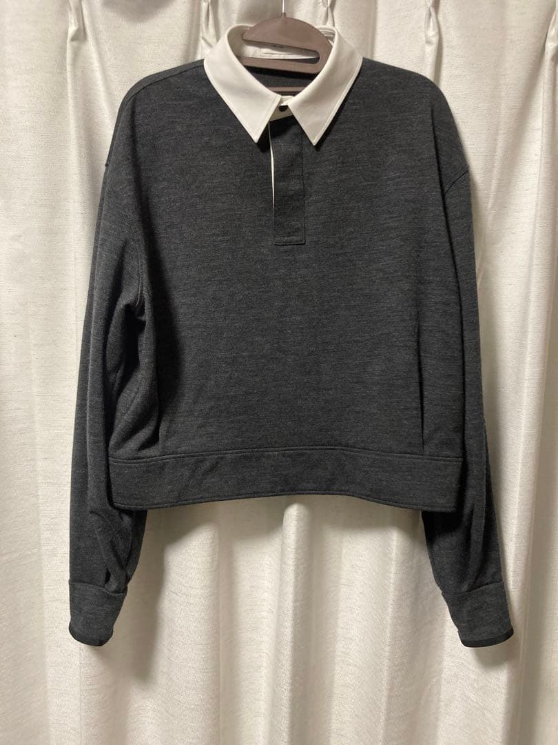 the reracs 24aw 38 クレリックロングスリーブショートポロシャツ