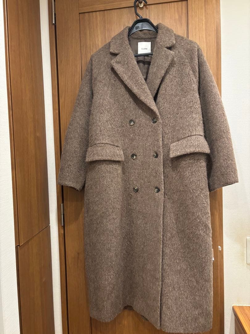 美品　クラネ　ダブルウールロングコート　サイズ0 ミラオーウェン