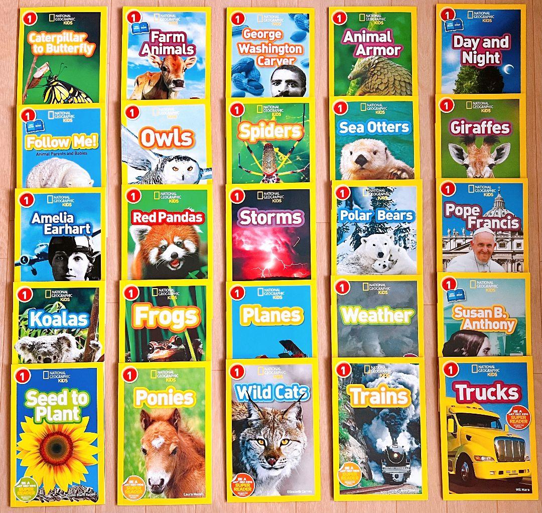 National Geographic Kidsレベル1のフルセット46冊セット