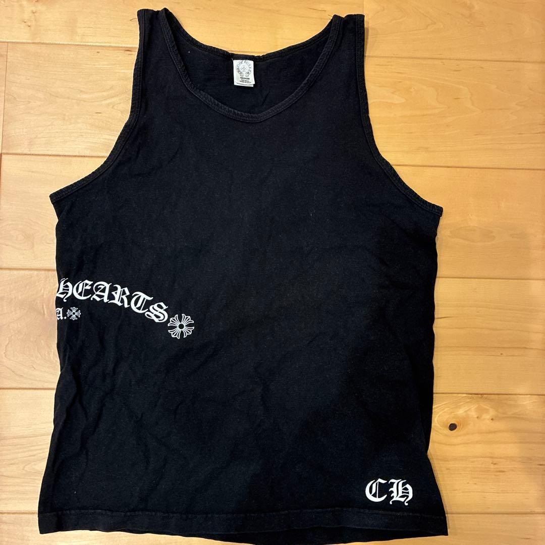 CHROME HEARTS タンクトップ M ブラック　クロムハーツジャパンタグ