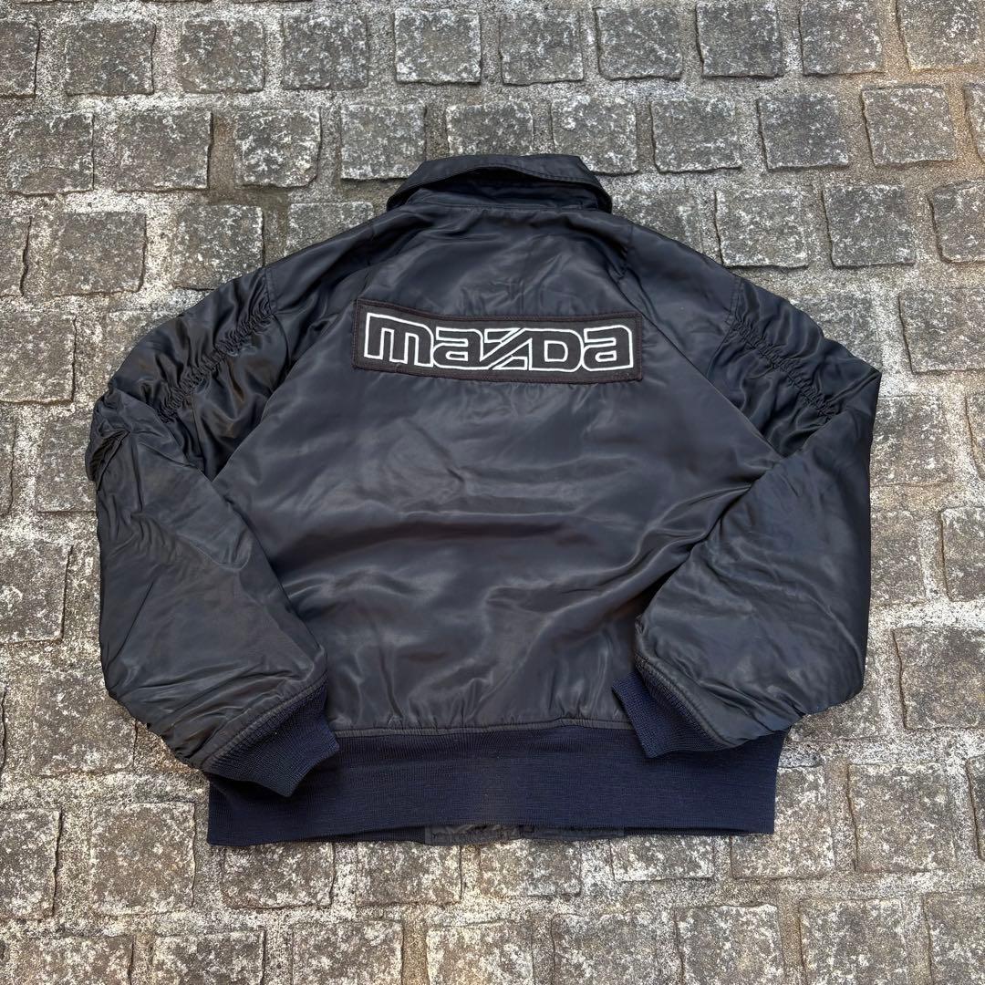 一点物 80s〜90s MAZDA MA-1 企業ロゴJKT