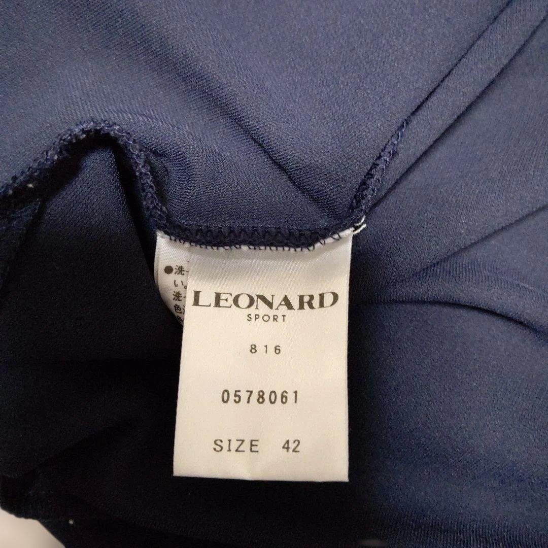 LEONARD SPORT 半袖Tシャツ 42 ネイビー