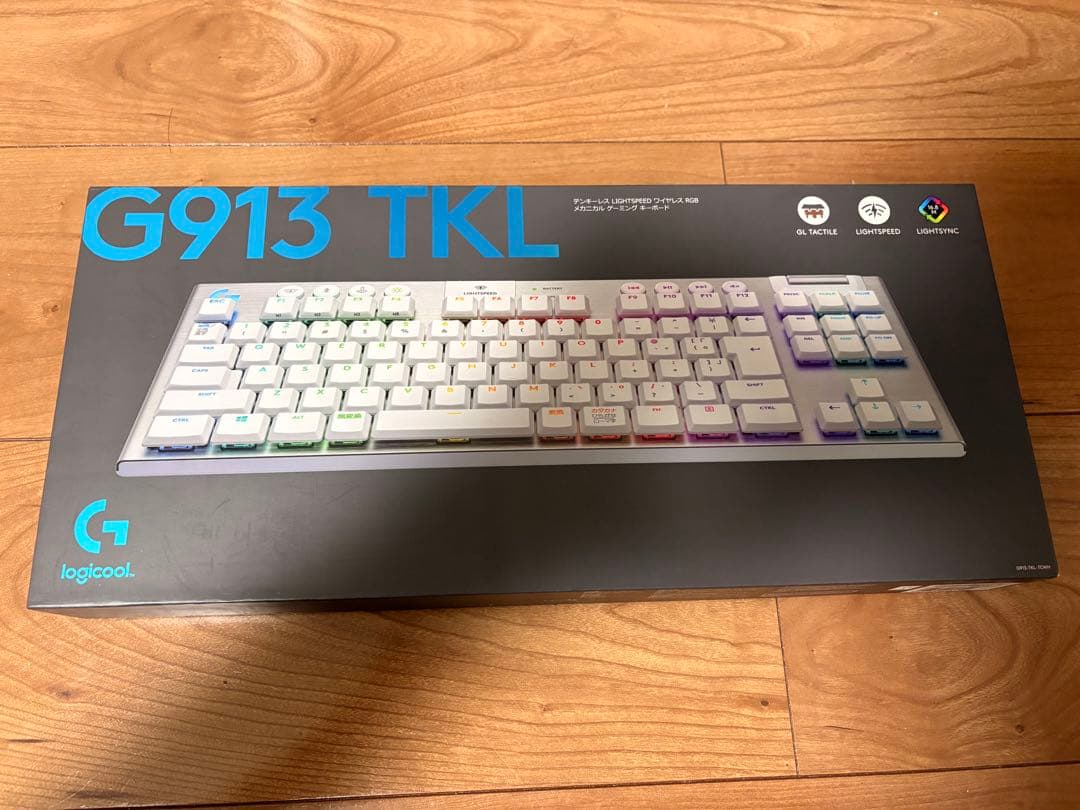メカニカルキーボード、G913 TKLホワイトモデル