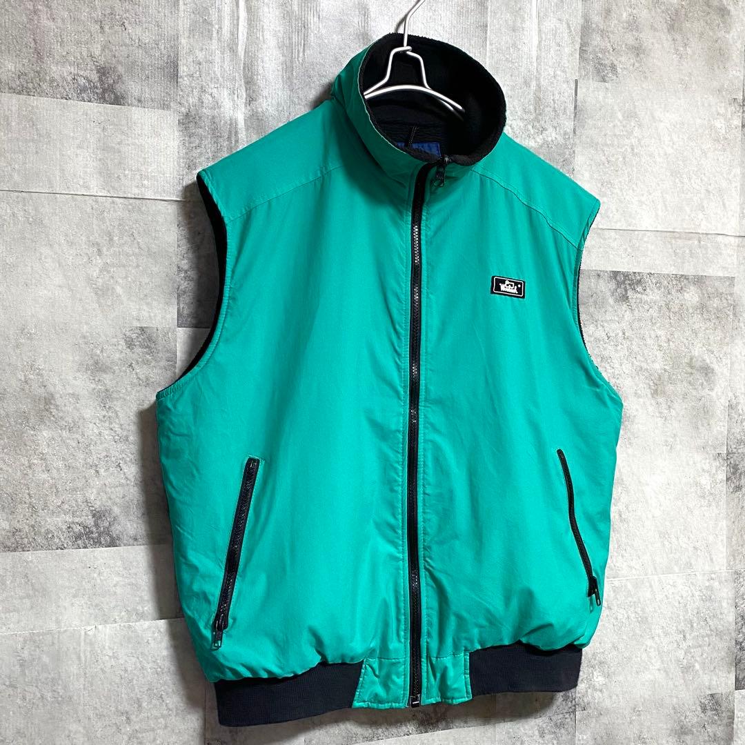 80s WOOLRICH ウールリッチ ウォームアップベスト 裏地フリース