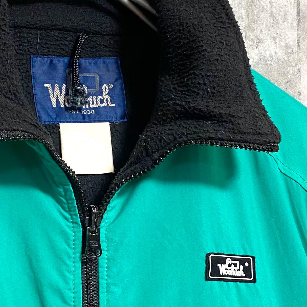 80s WOOLRICH ウールリッチ ウォームアップベスト 裏地フリース