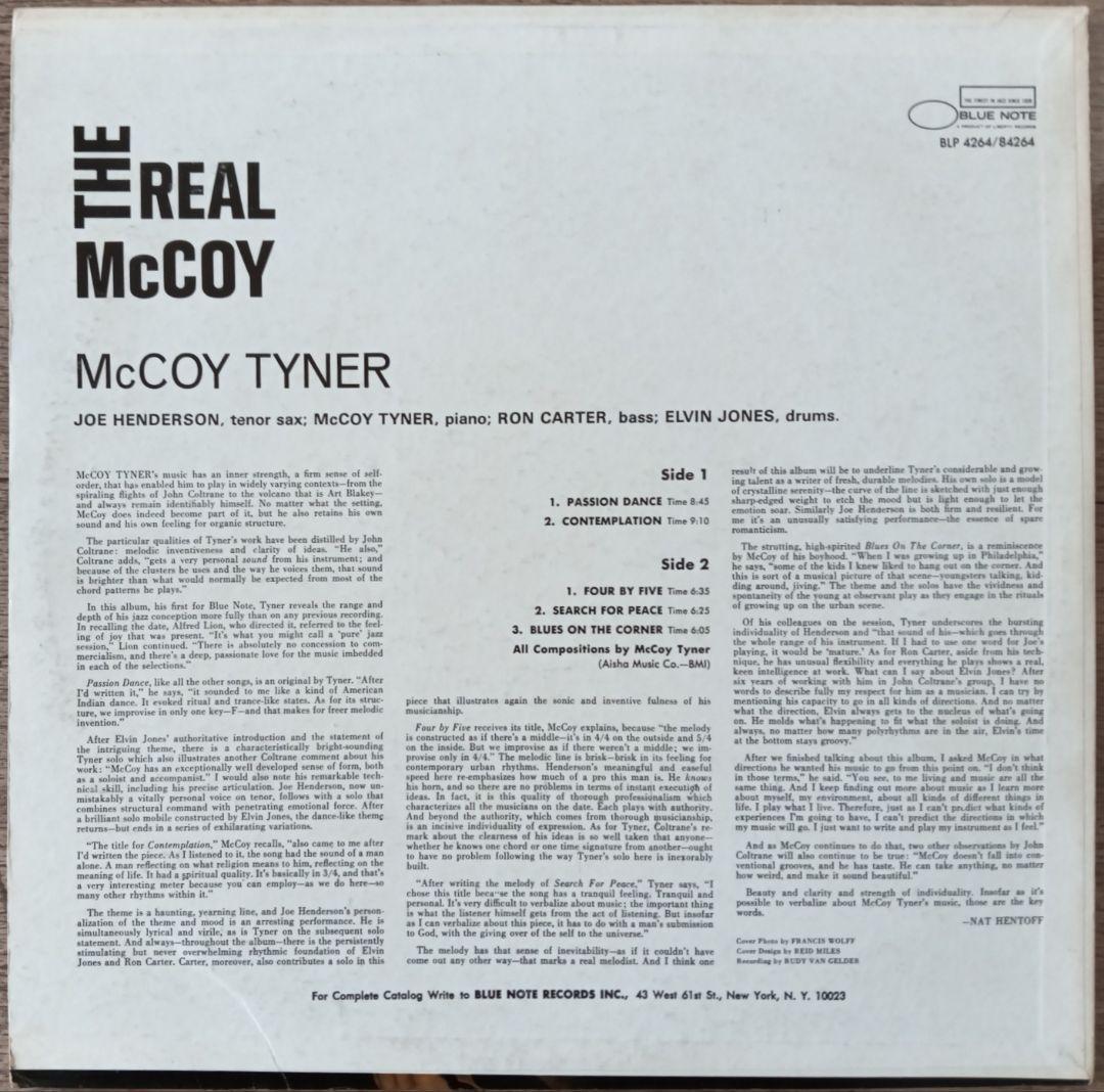 McCoy Tyner/The Real McCoy/米Org.