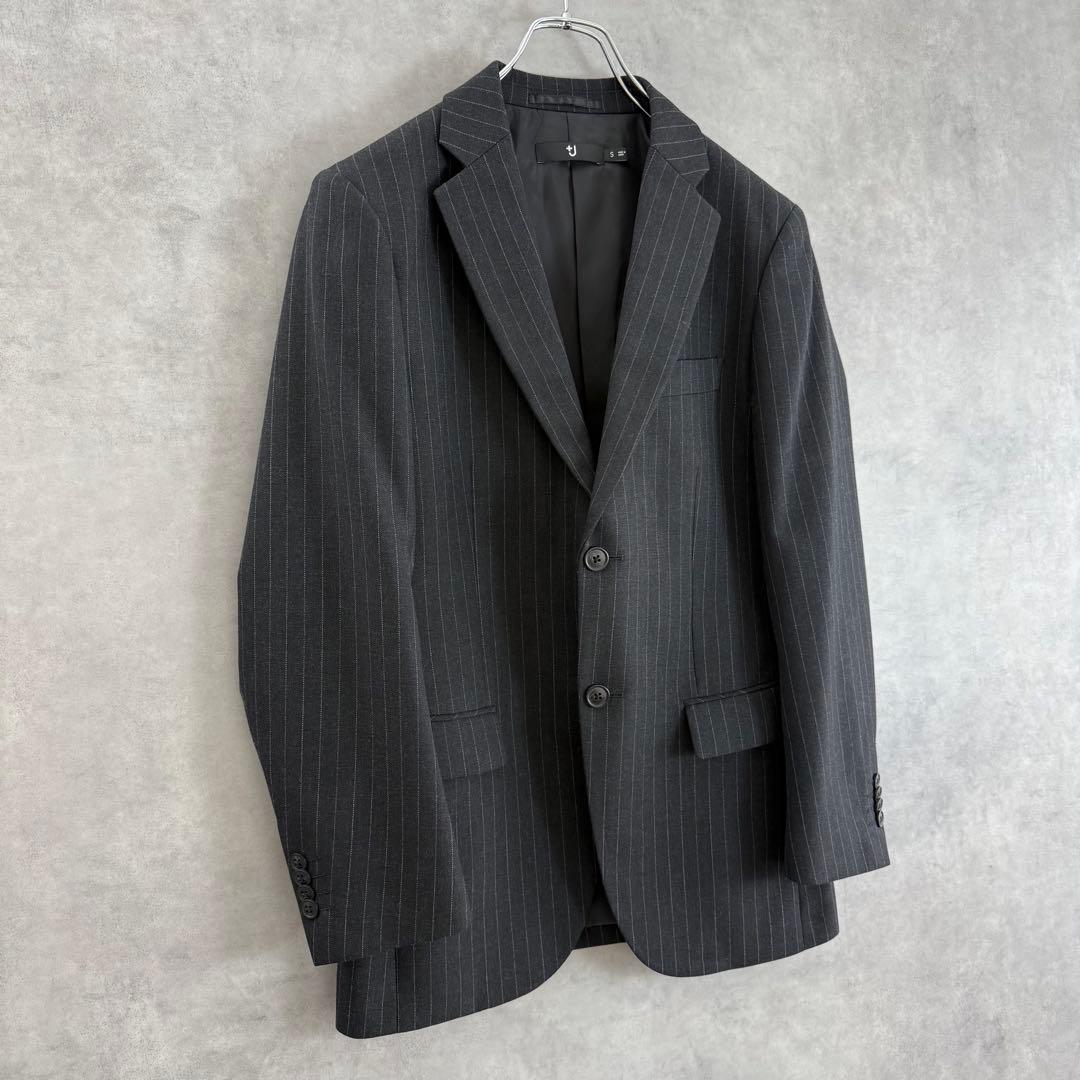 美品 UNIQLO ユニクロ ＋J ジルサンダー ウールブレンドジャケットS