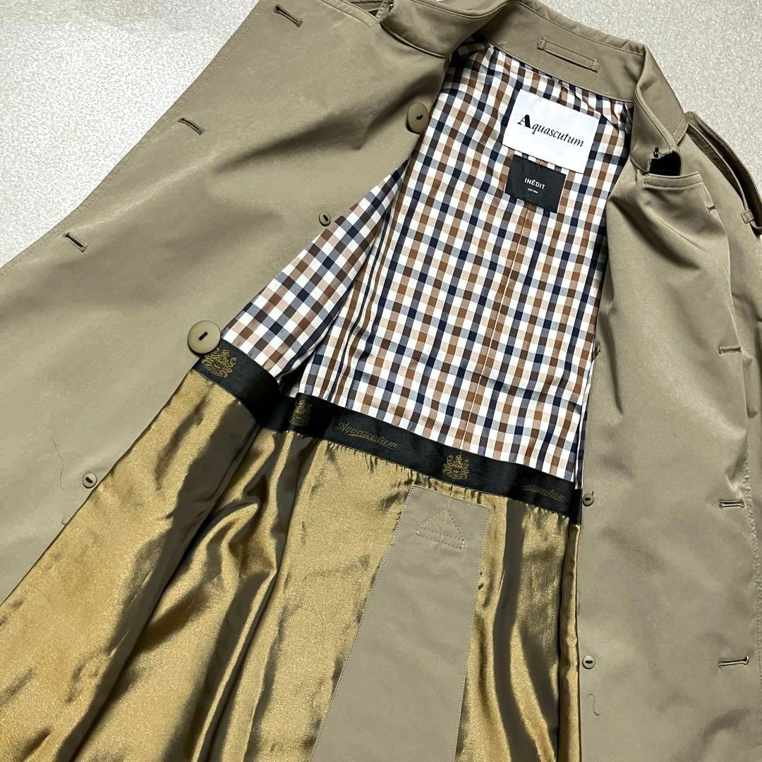 【美品✨近年モデル XL マキシ丈 】アクアスキュータム トレンチコート
