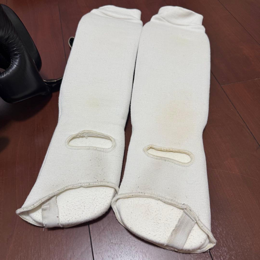 【値下げ】K-1 ヘッドギア&スネパッド　2点セット