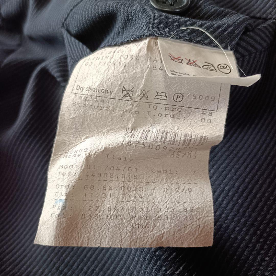 GIORGIO ARMANI 黒タグ ストライプ スーツ セットアップ 48