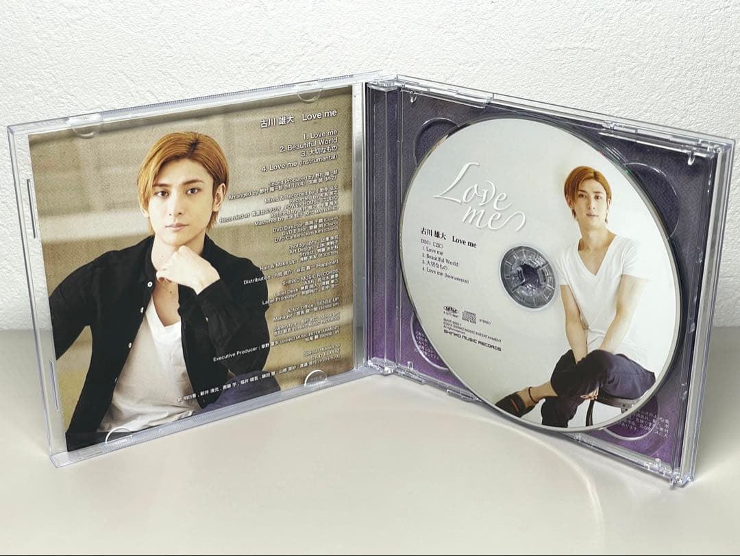 美品 CD 古川雄大 Love me 初回限定盤 カード・DVD付き