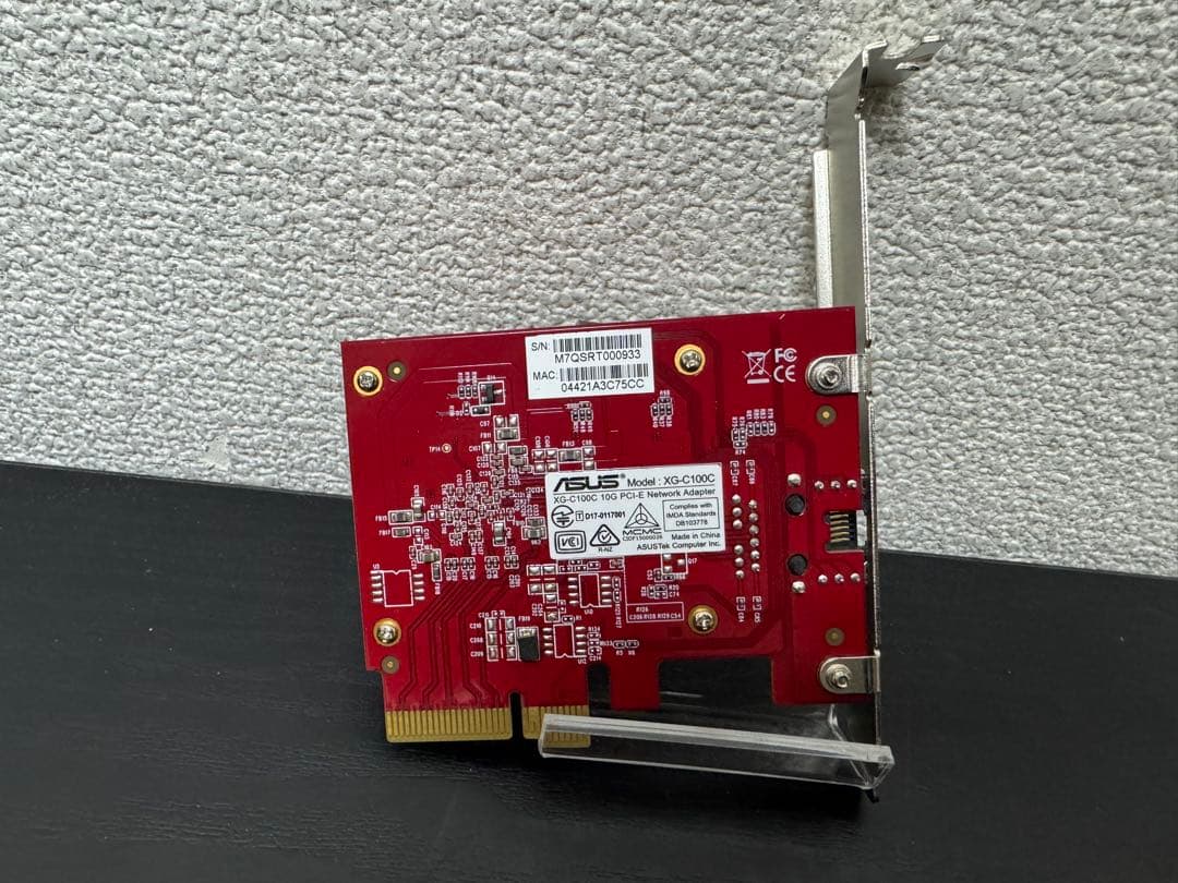(5) ASUS XG-C100C 10GbE LANアダプター