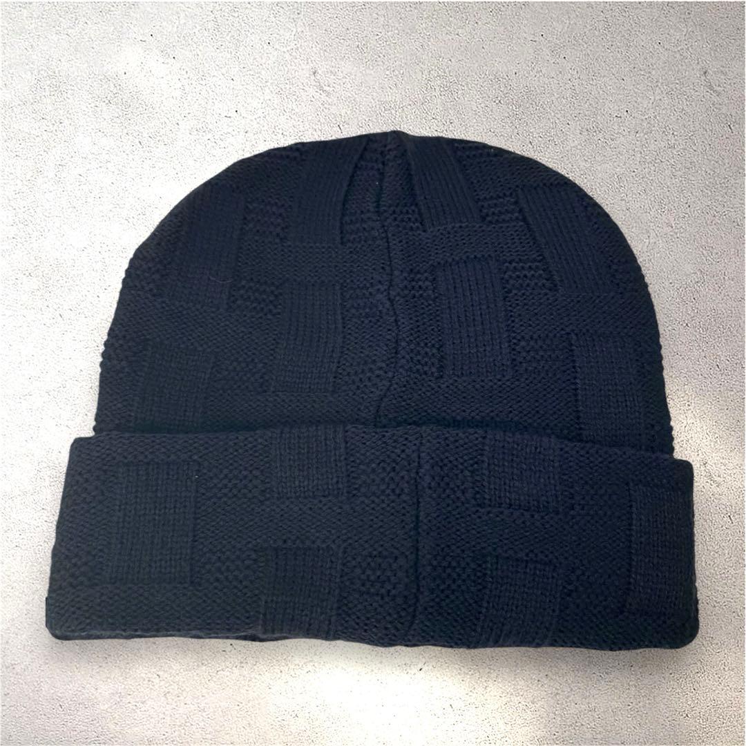 supreme \"BOX LOGO\"Basket Weave Beanie 美品