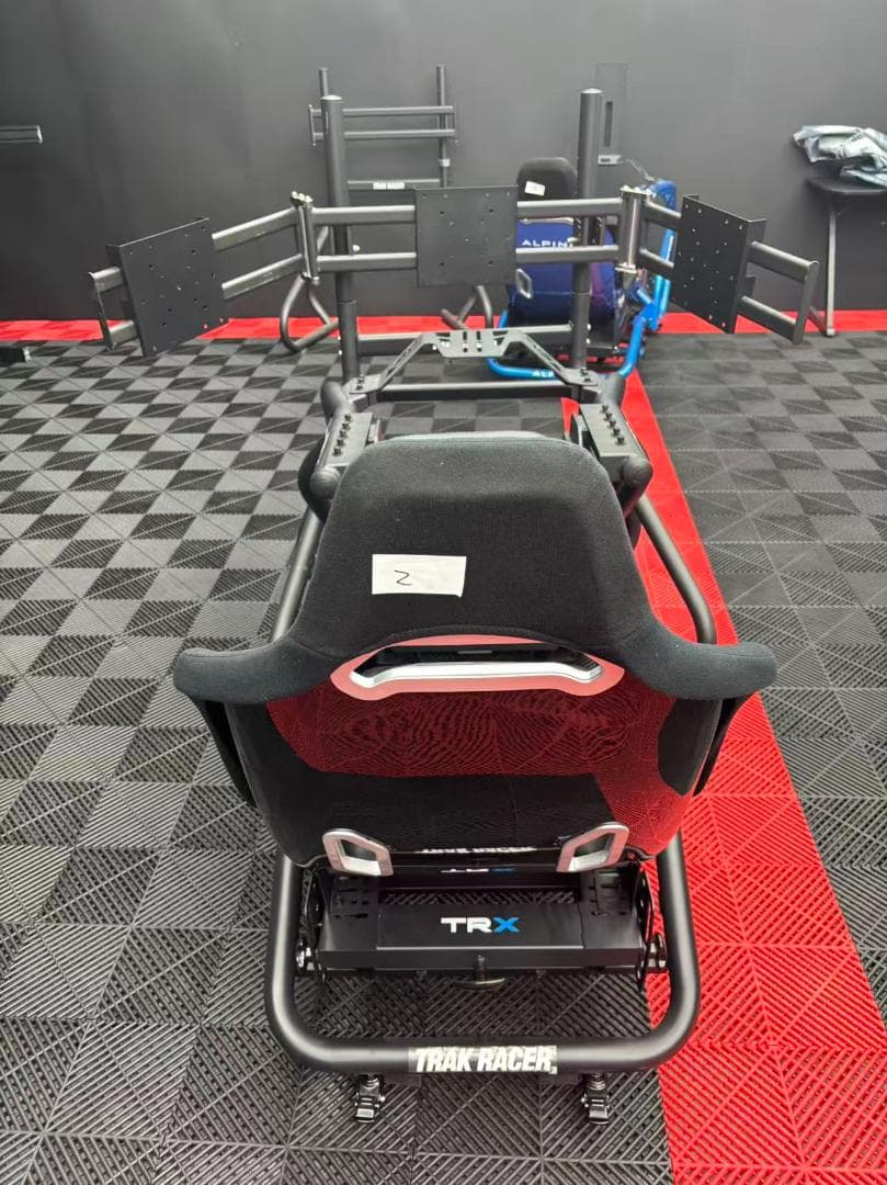 展示品 Trak Racer TRX レーシングコックピット+モニタースタンド