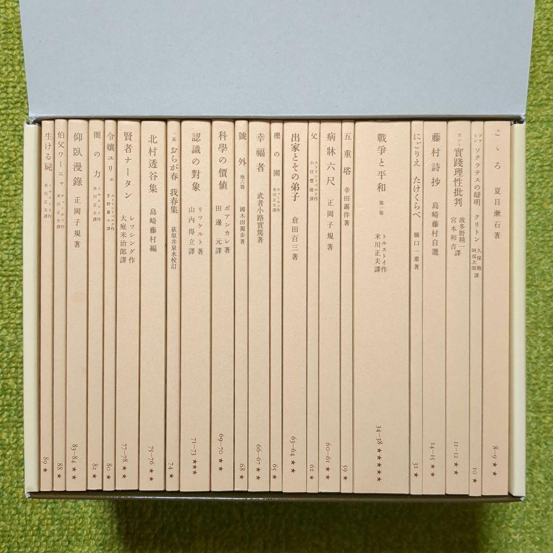 美品 岩波文庫創刊書目 復刻 全23冊セット