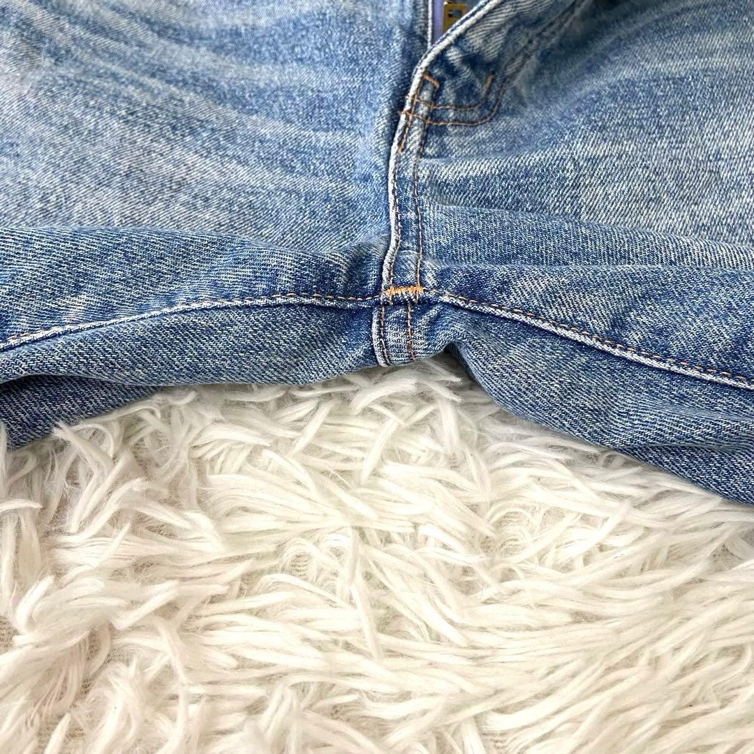 美品✨MOUSSY MVS FLARE フレアデニムライトブルー 赤耳 23
