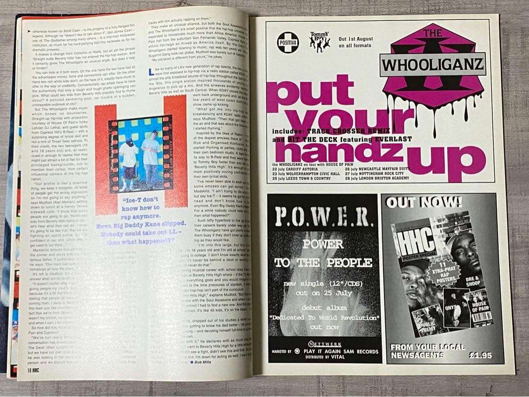 Warren G The Alchemist HHC HIPHOP 洋雑誌