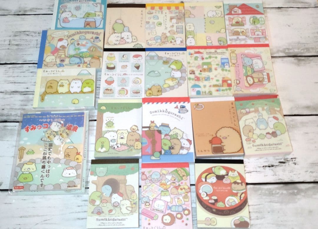 【未使用・美品】すみっコぐらし　メモ帳24冊＋ノート5冊