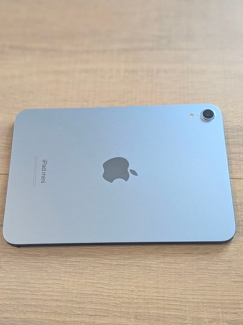 US版 Apple iPad mini 7 ブルー 128 wifiレザーカバー