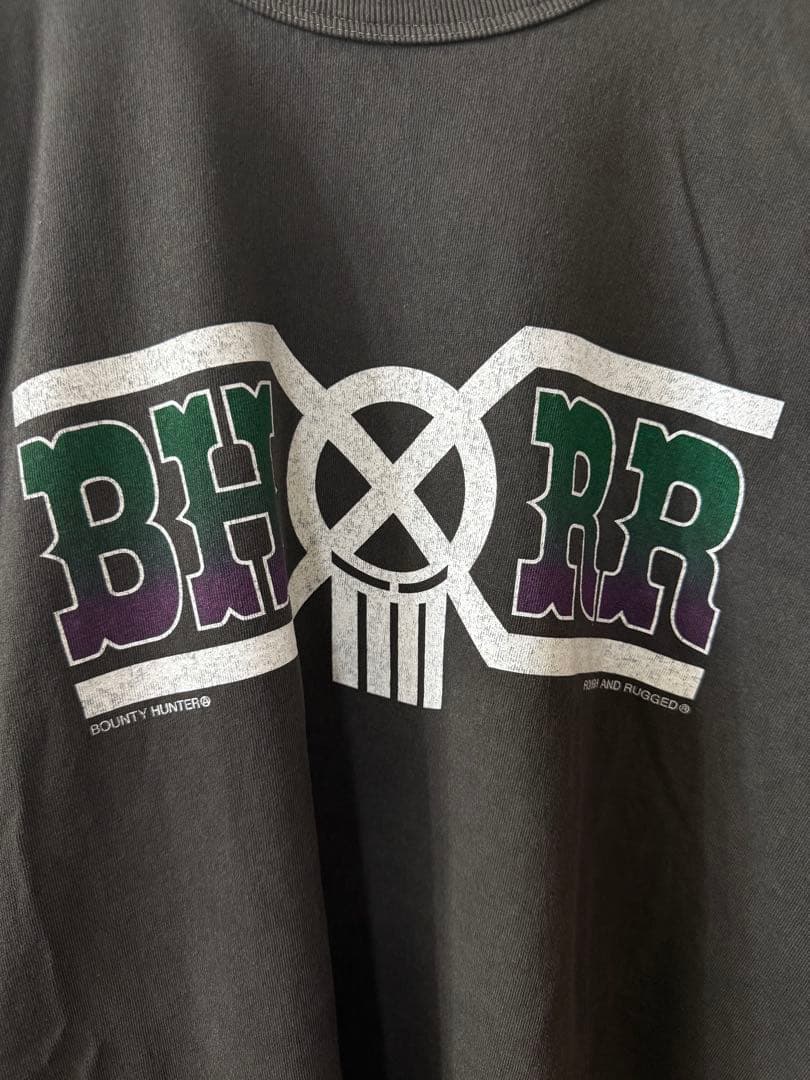 Bounty Hunter ビッグシルエットTシャツ グレー　XL 大きめ