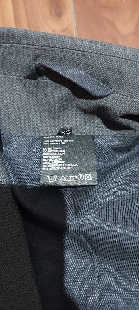 ANN DEMEULEMEESTER 90s グレージャケット XS 綿麻