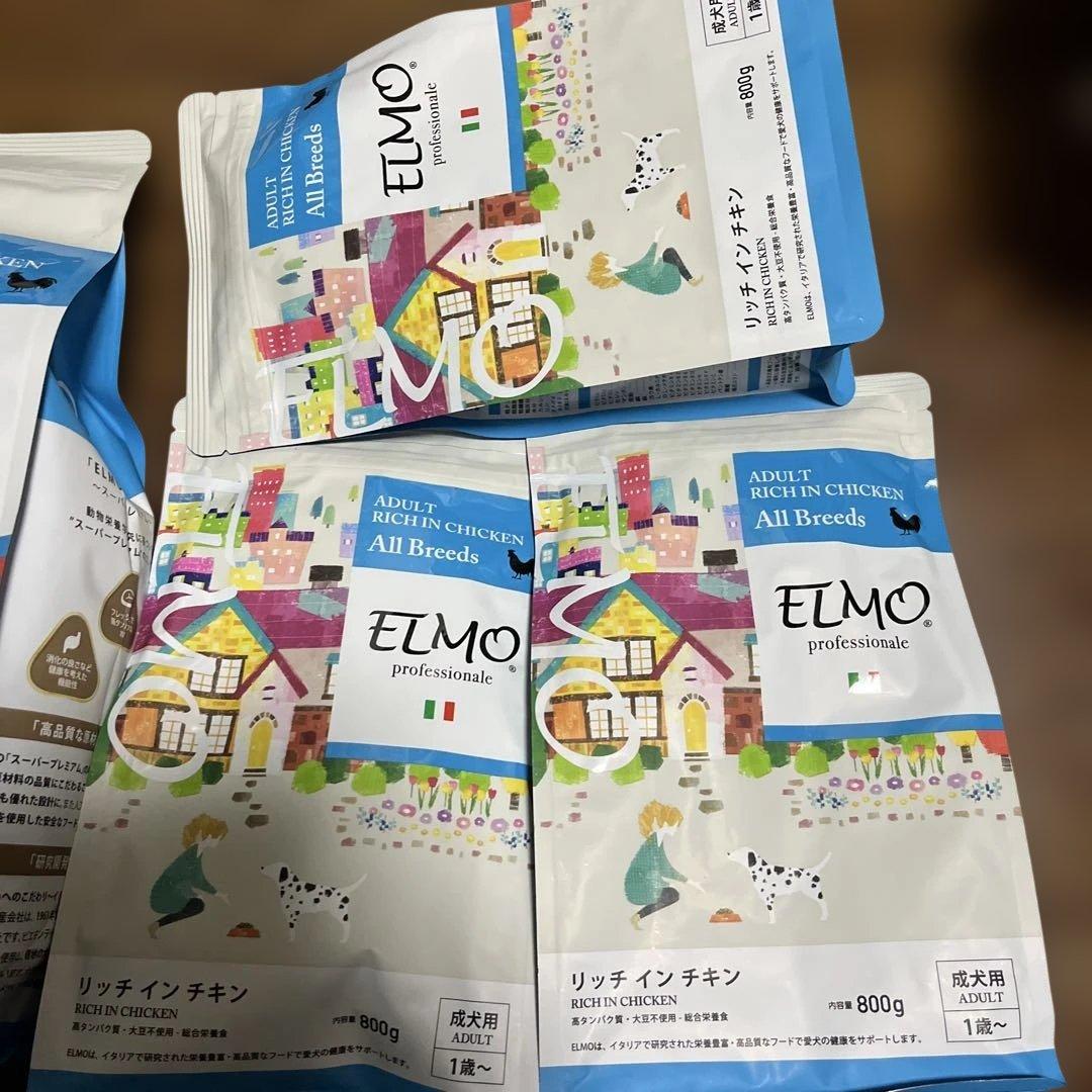 ELMO ドッグフード チキン 3kg & 800g