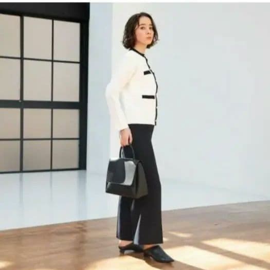 最終値下げ！新品未使用タグ付き美品　総針 クルーカーディガン
