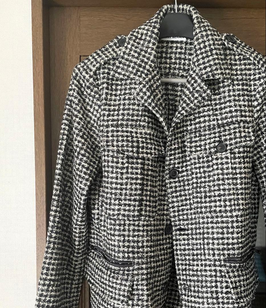 【特価未使用❗️✨】UMIT BENAN「千鳥格子サファリジャケット」