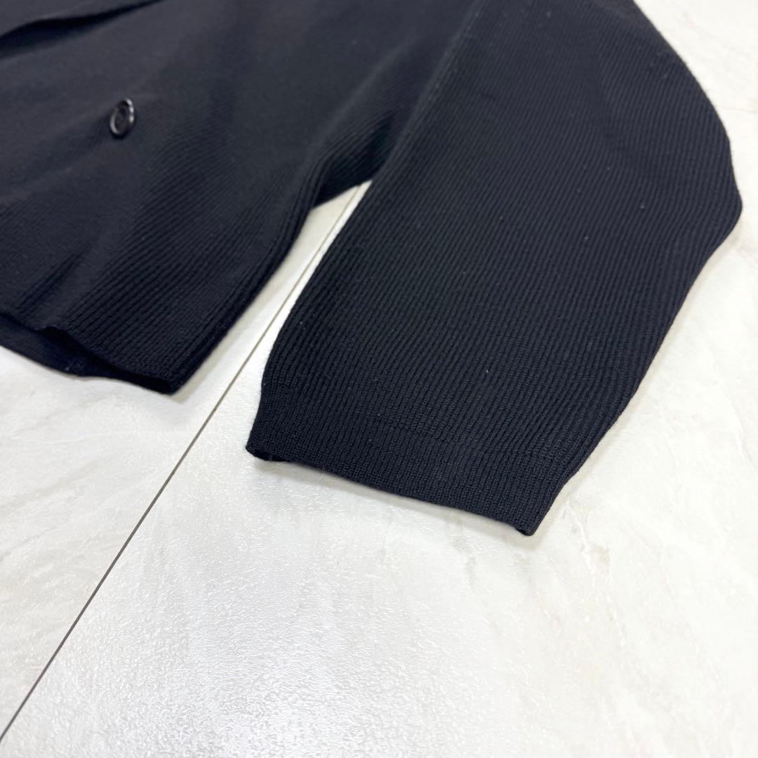 archive 90s ISSEY MIYAKE ニット ダブル ジャケット 黒