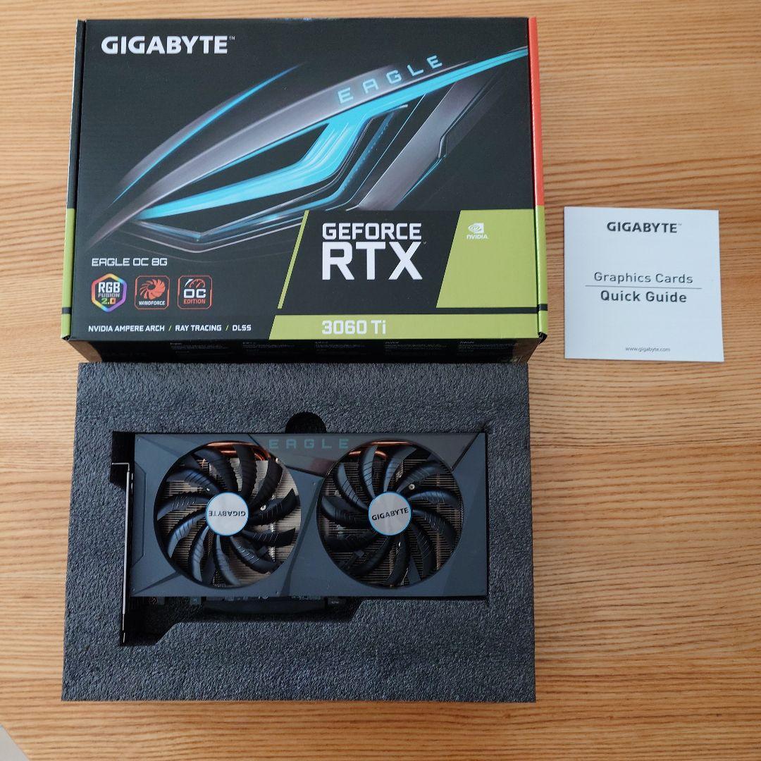 グラフィックボード・グラボ・ビデオカード GIGABYTE GeForce RTX 3060Ti EAGLE OC 8GB