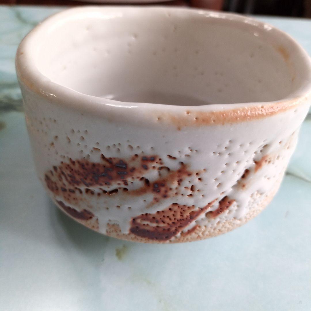 美濃志野焼　虎渓窯　茶道具　抹茶碗 　　抹茶碗