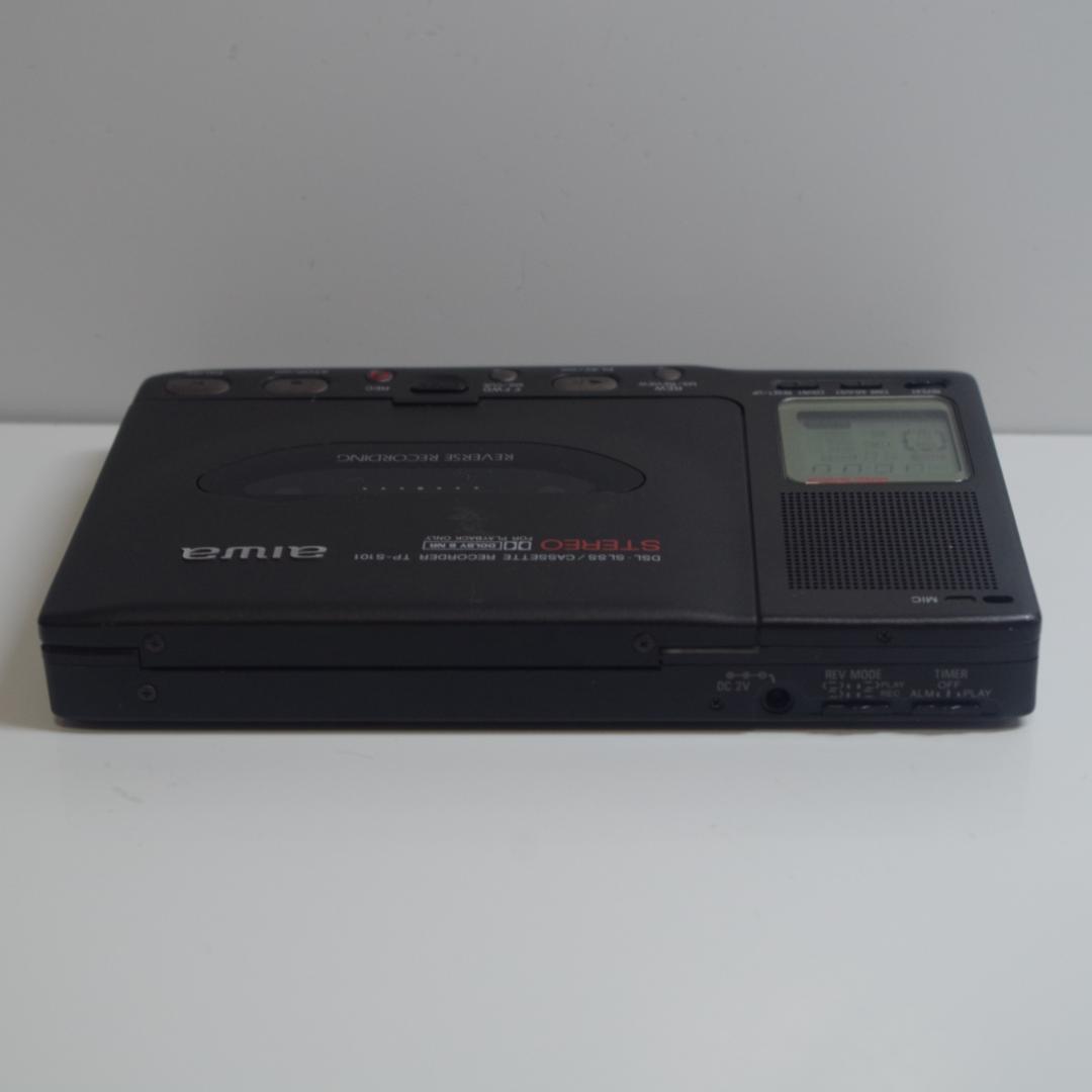 B0666 AIWA ポータブルカセットレコーダー TP-S101 ジャンク