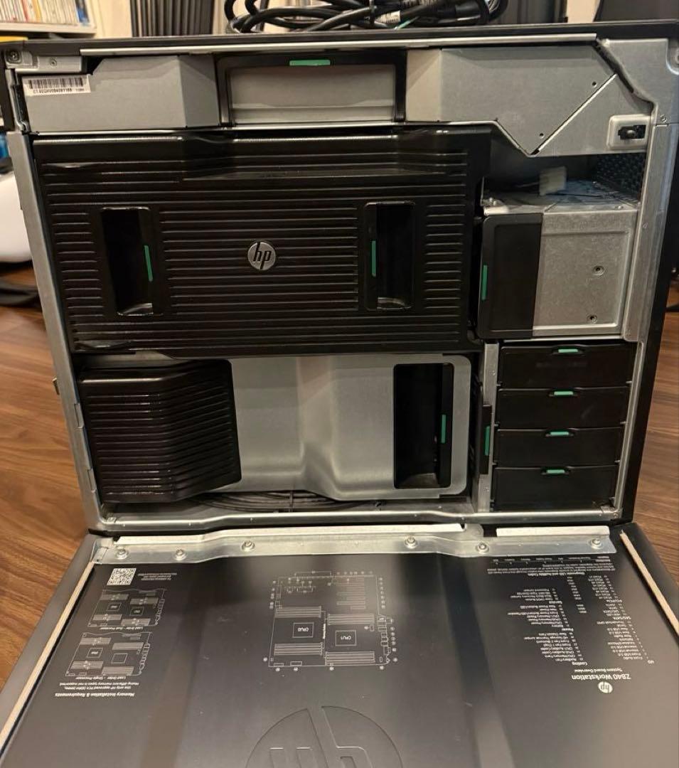 HP z840 メモリ48GB SSD1TB (NVme)XeonE5 2637