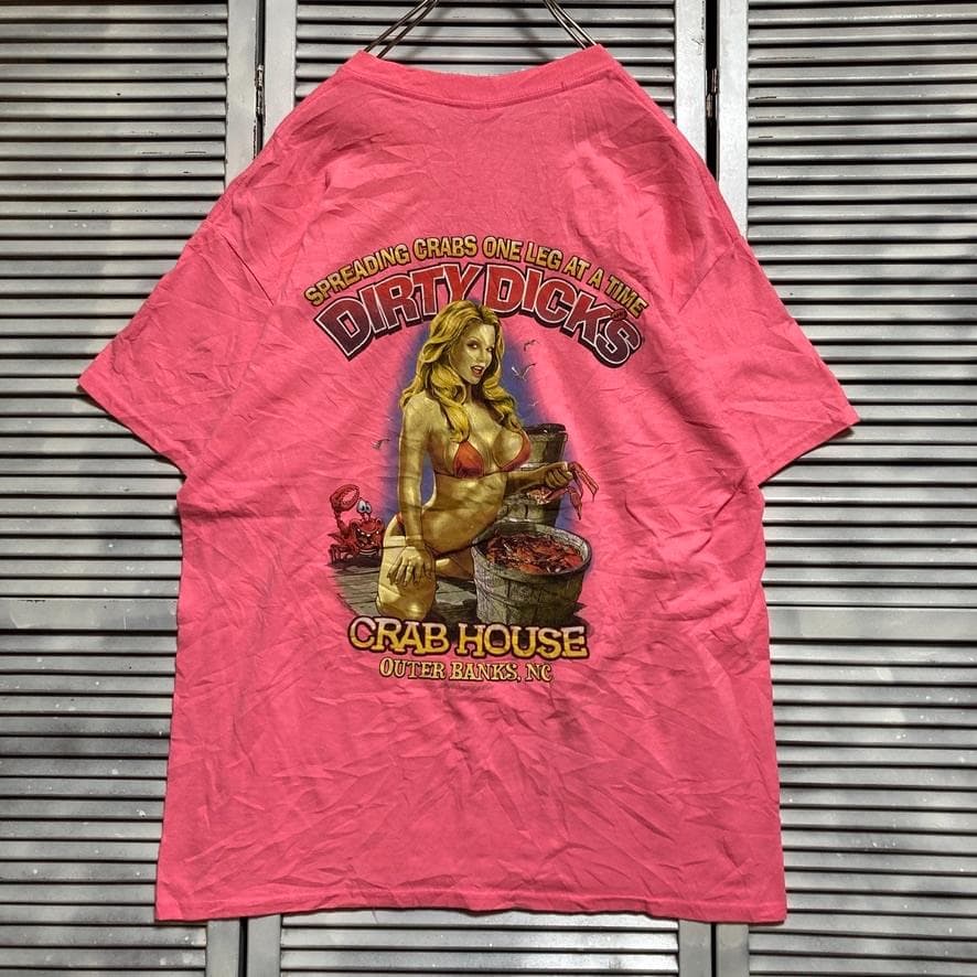 CAER セクシー Tシャツ クラブハウス レストラン ピンナップガール 古着