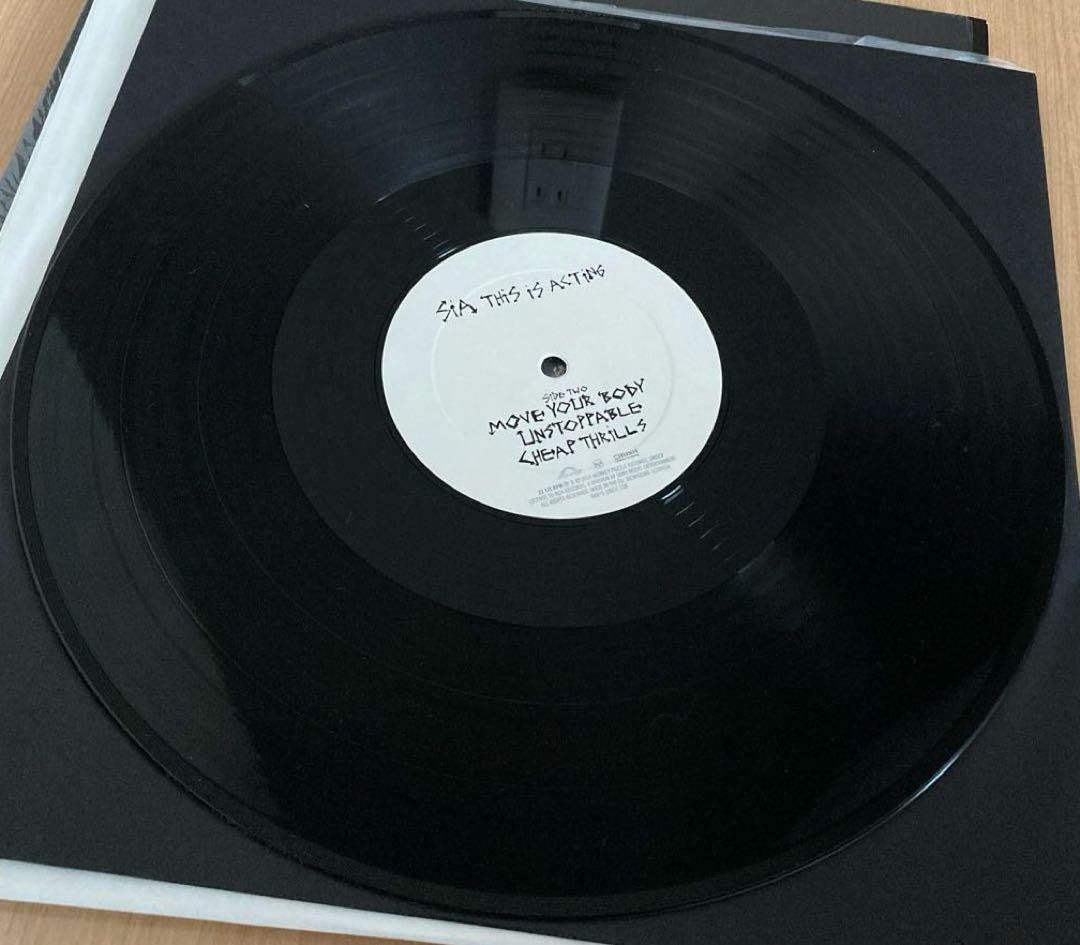 レア SIA This Is Acting シーア ディスイズアクティング LP