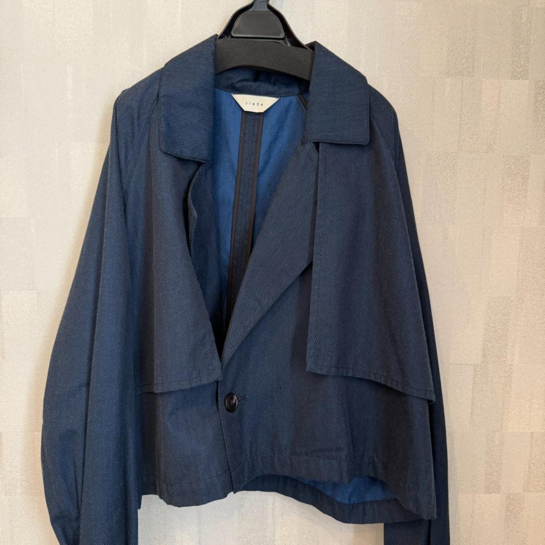 JieDa GABARDINE SHORT TRENCH JACKET 美品